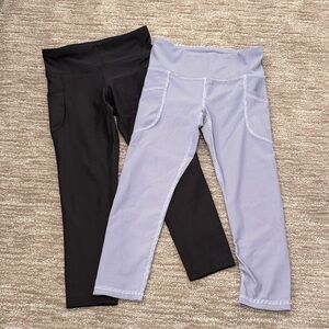 Kids Set of Old Navy Active Powersoft High Rise Leggings